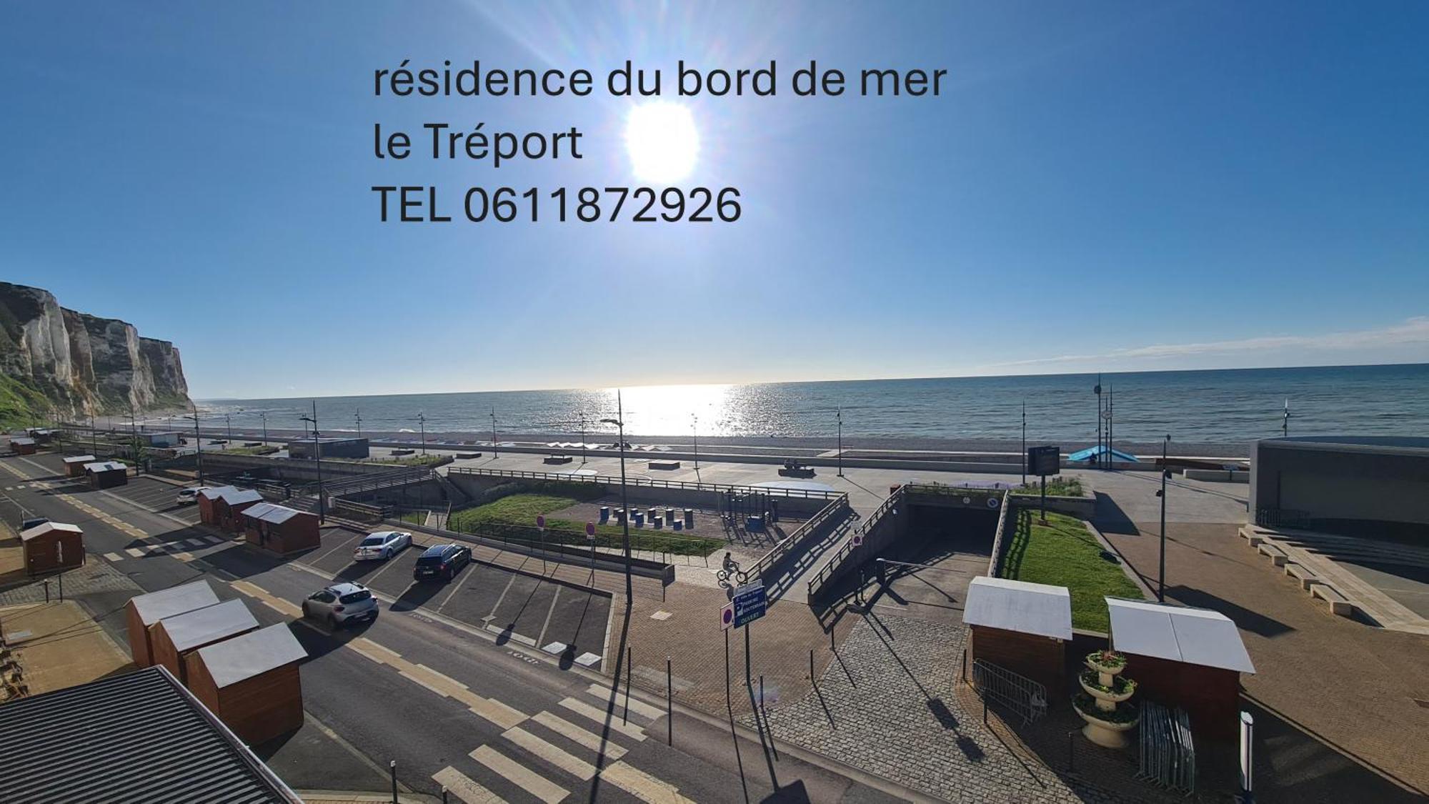 Residence Du Bord De Mer 9 Appartements Avec Une Vraie Vue Mer Le Treport Exterior photo